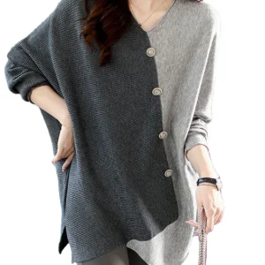 Asymmetrische Gebreide Shirt voor Dames