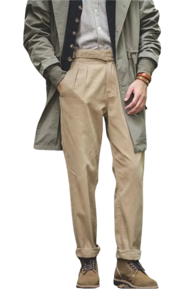 Heren Broek Vintage Stijl - Afbeelding 5