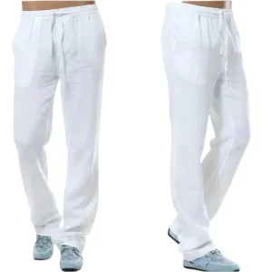 Heren Casual Pantalon Met Trekkoord