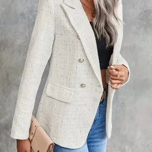 Dames Blazer Elegante Snit van Tweed