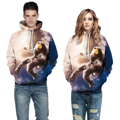 Astronauten-hoodie - Afbeelding 3